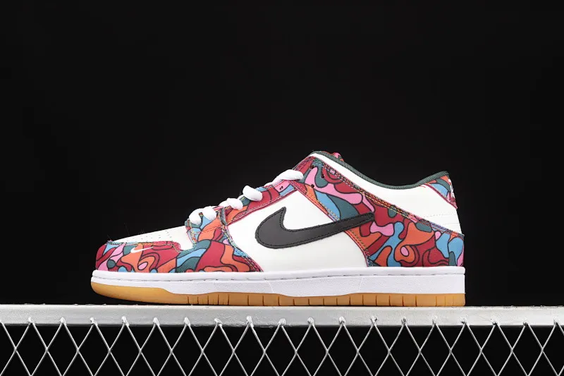 All Categories Nk SB Dunk Series Nk SB Dunk Low Low-top sneakers Cost-effective version Parra x Nk Dunk SB Low Pro White Blue Red Abstract Art Olympic Dunk Series Retro Low-top Casual Sports Skateboard Shoes DH7695-600